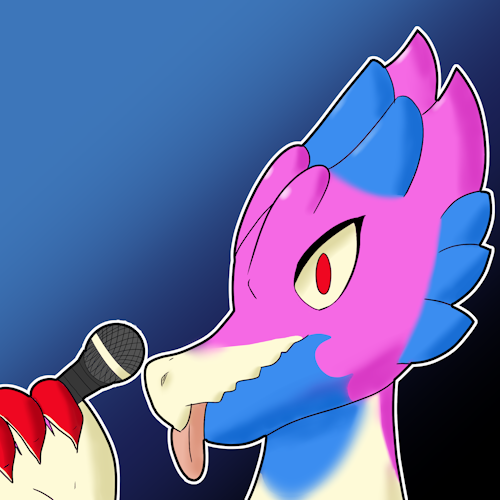 Kobold with a microphone.