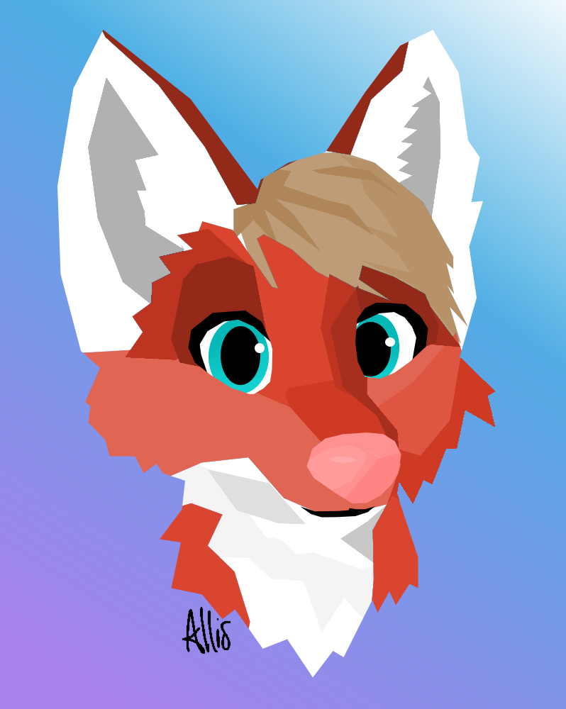 This is a small profile image of an anthropomorphic wolf wearing a lab coat with cybernetic implants.