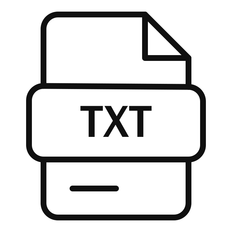 txt file icon.