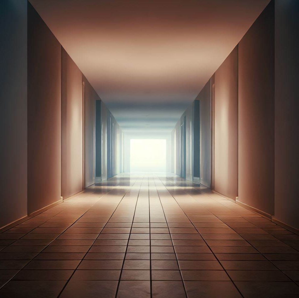 An empty hallway.